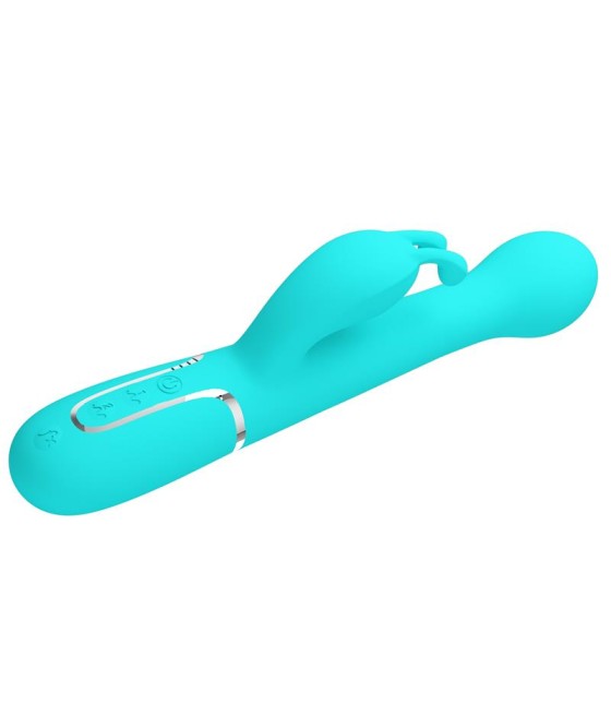 Vibrador con Thrusting y Bolas Rotatorias Dejon Azul