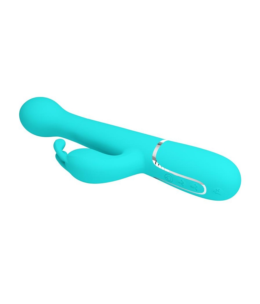 Vibrador con Thrusting y Bolas Rotatorias Dejon Azul