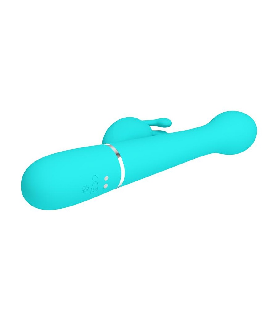 Vibrador con Thrusting y Bolas Rotatorias Dejon Azul