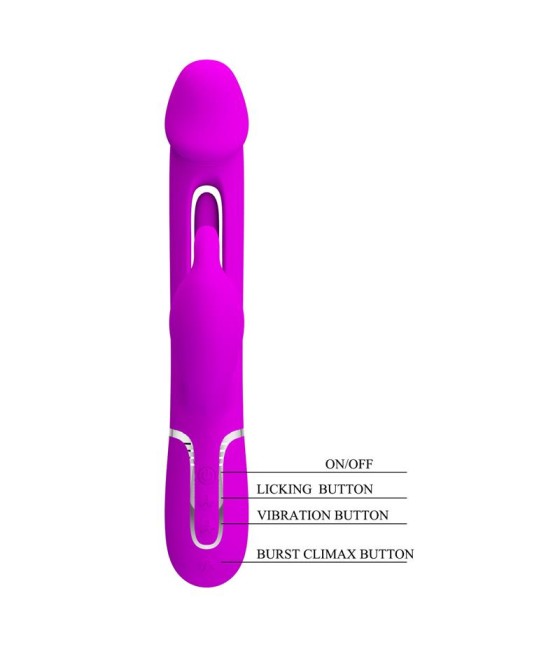 Vibrador con Lengua Kampas Rosa