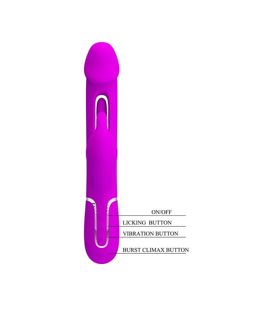 Vibrador con Lengua Kampas Rosa