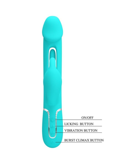 Vibrador con Lengua Kampas Verde