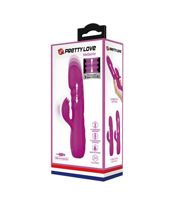 Melanie Vibrador con Thrusting y Rotacion