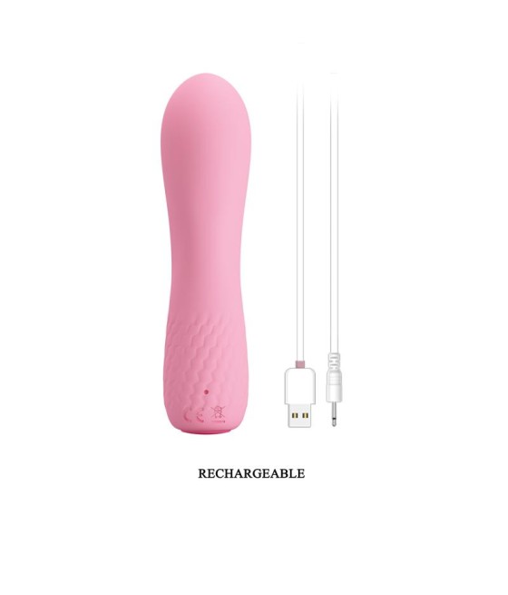 Alice Vibrador 12 funciones Rosa Claro