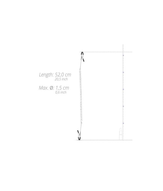Cadena Larga con Pinzas para Pezones