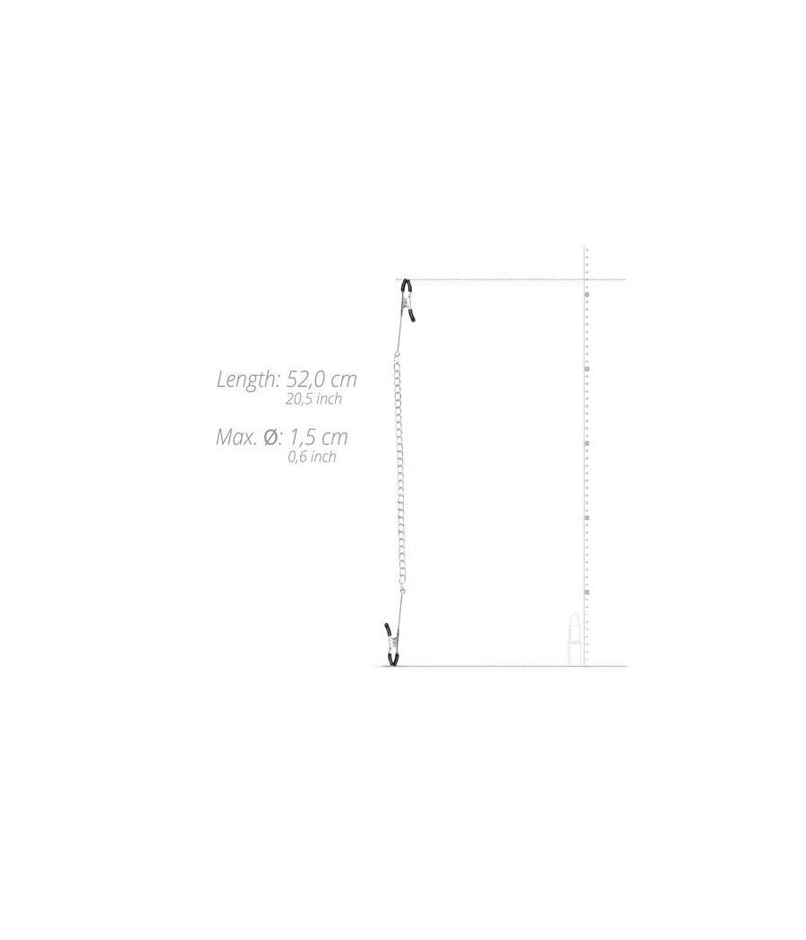 Cadena Larga con Pinzas para Pezones