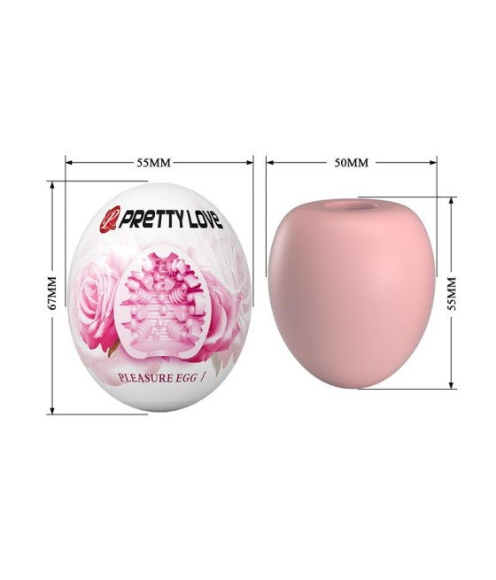 Huevo Masturbador Pleasure Egg I Rosa