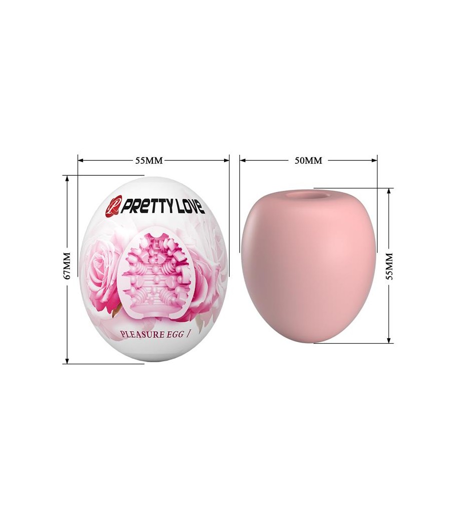 Huevo Masturbador Pleasure Egg I Rosa