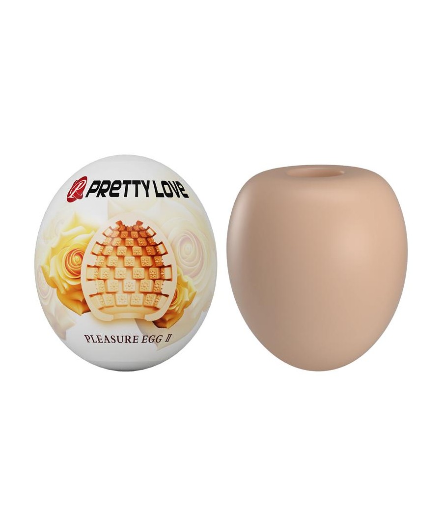 Huevo Masturbador Pleasure Egg II Naranja