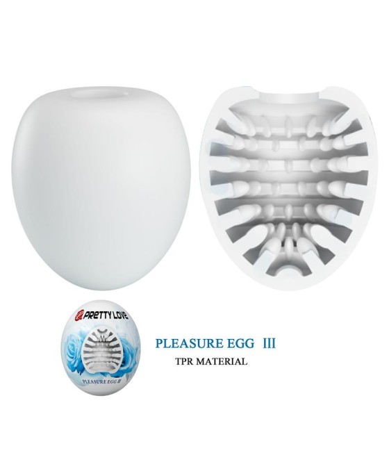 Huevo Masturbador Pleasure Egg III Blanco