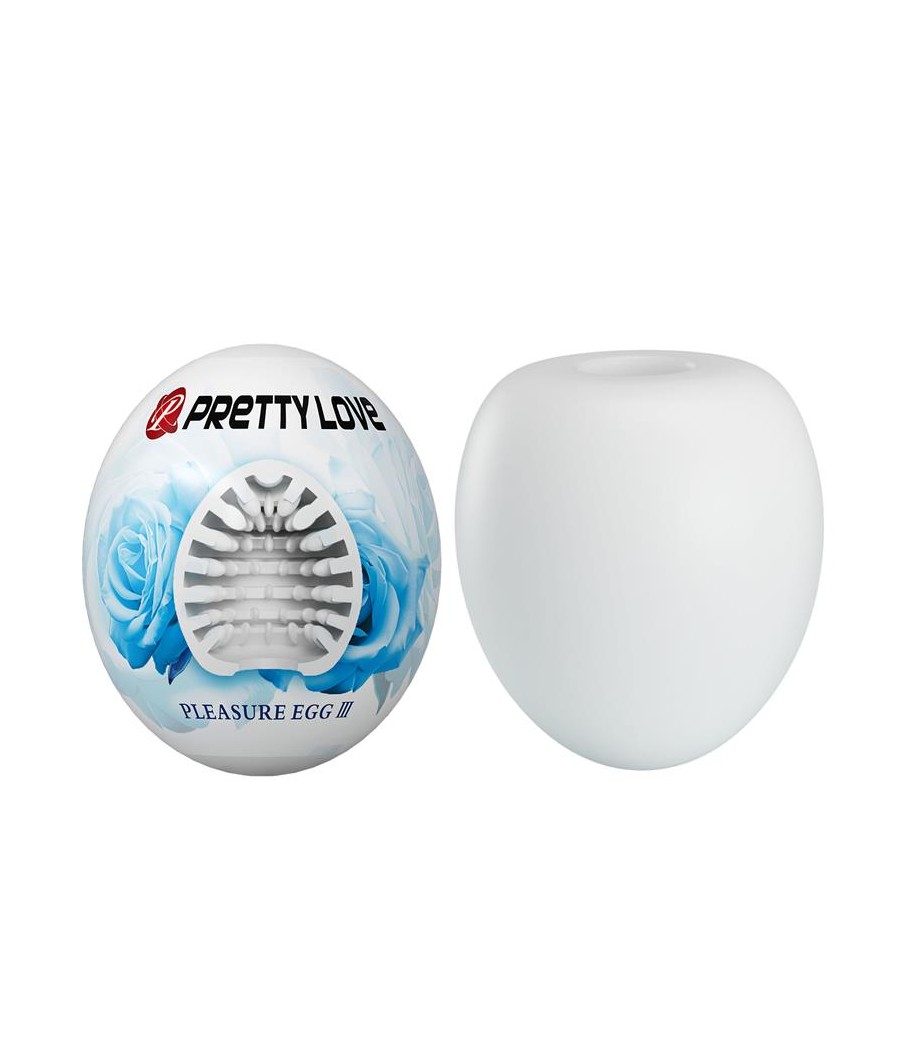 Huevo Masturbador Pleasure Egg III Blanco