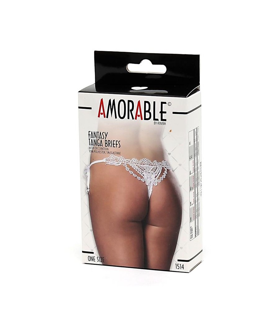 Tanga Fantasia Blanco Talla Unica