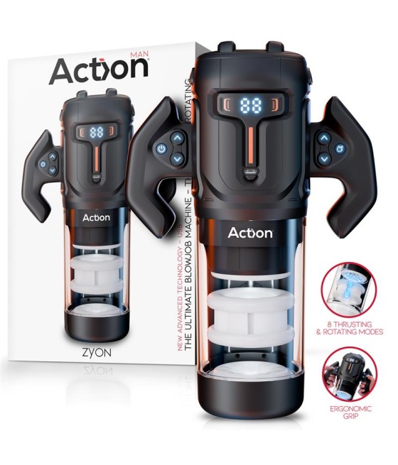 Zyon Masturbador Automatico Avanzado con Up and Down y Rotacion