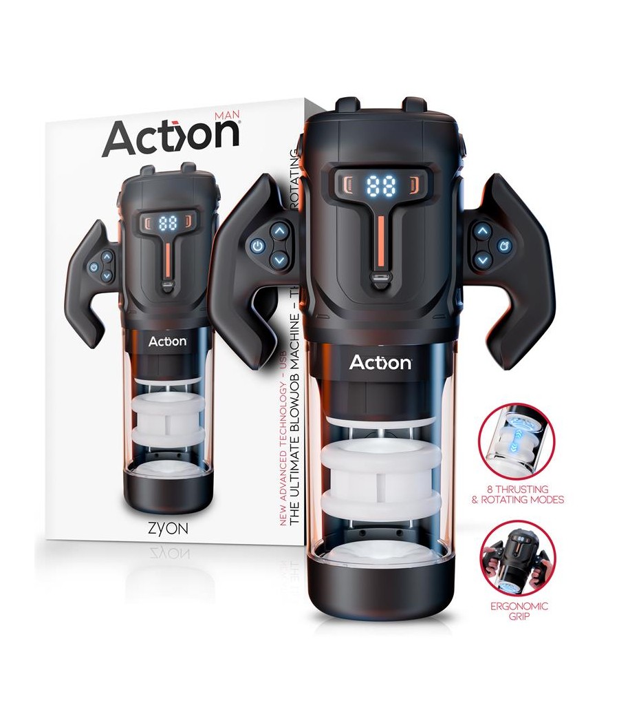 Zyon Masturbador Automatico Avanzado con Up and Down y Rotacion