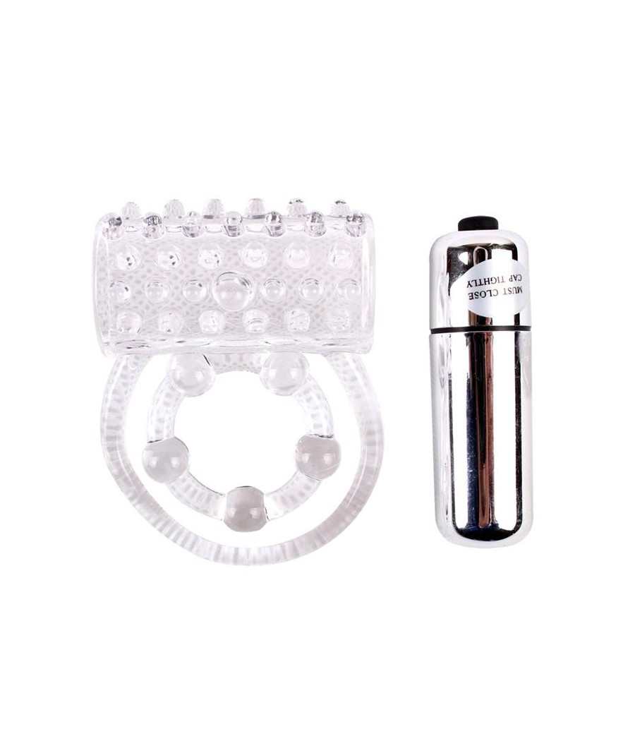 Anillo Vibrador para el Pene Clear Transparente