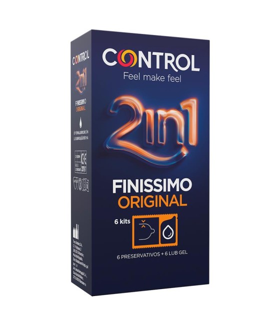 2 in 1 Finissimo Original 6 uds