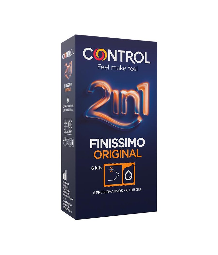 2 in 1 Finissimo Original 6 uds