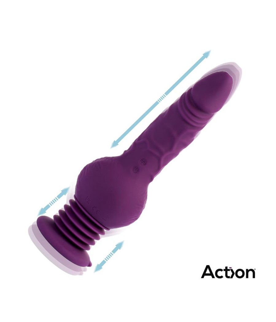 Booster Vibrador con Thrusting Ultra Jet Thruster con Potente Ventosa