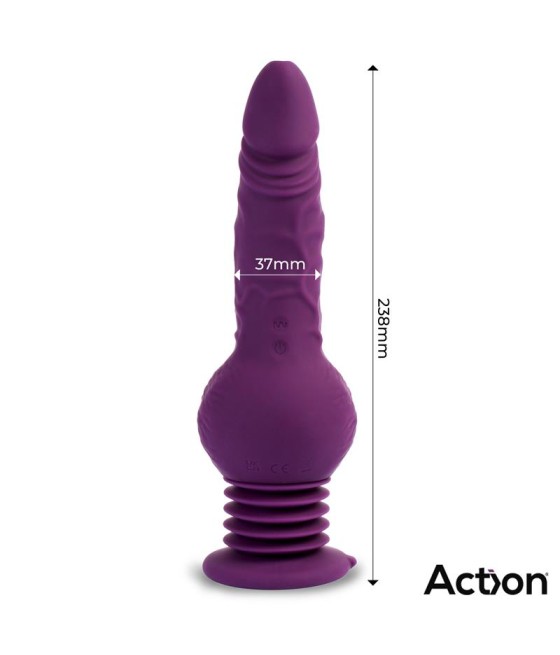 Booster Vibrador con Thrusting Ultra Jet Thruster con Potente Ventosa