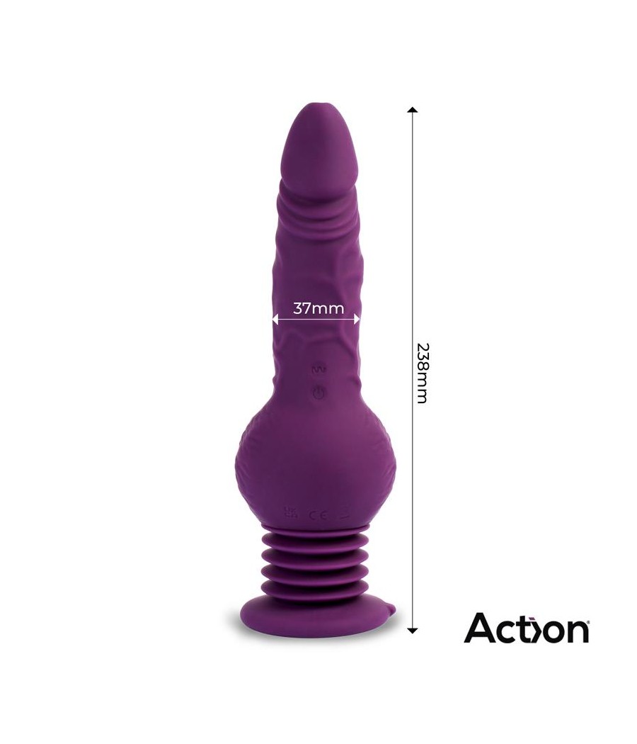 Booster Vibrador con Thrusting Ultra Jet Thruster con Potente Ventosa