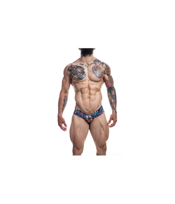 Calzoncillo Alto High Cut Cheeky Brief Tattoo Talla XL