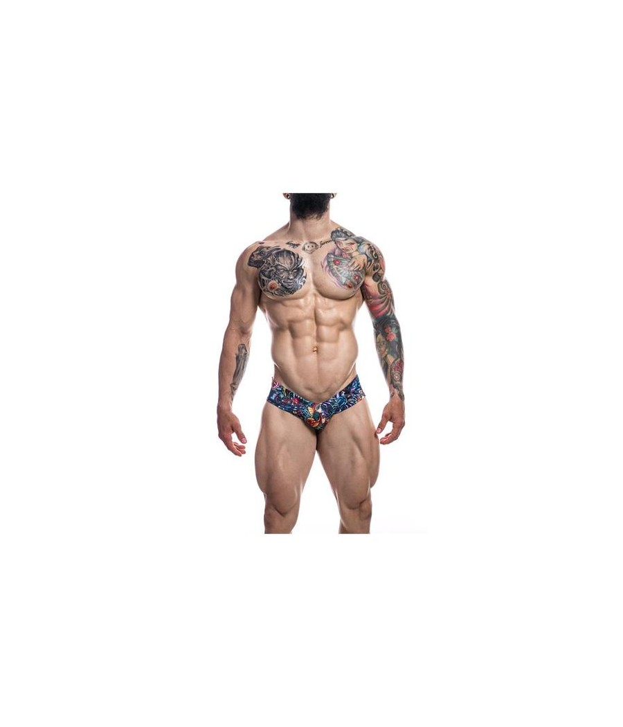 Calzoncillo Alto High Cut Cheeky Brief Tattoo Talla XL