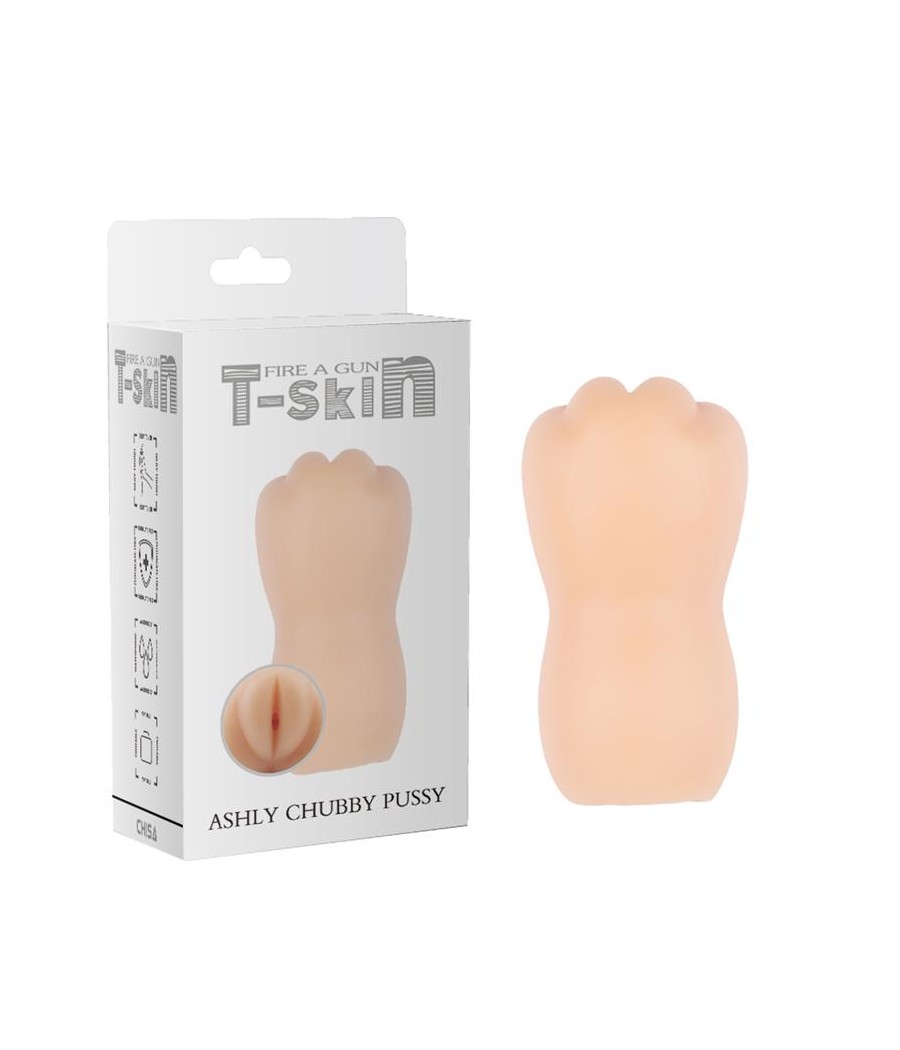 Masturbador Ashly Chubby Vagina T Skin 133 cm Natural