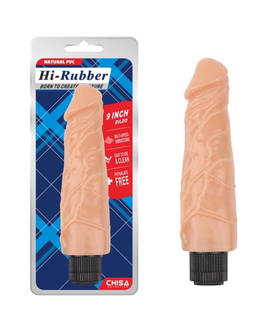 Vibrador Hi Rubber 9 Natural