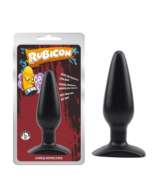 Plug Anal Rubicon 13.5 x 4.5 cm Negro