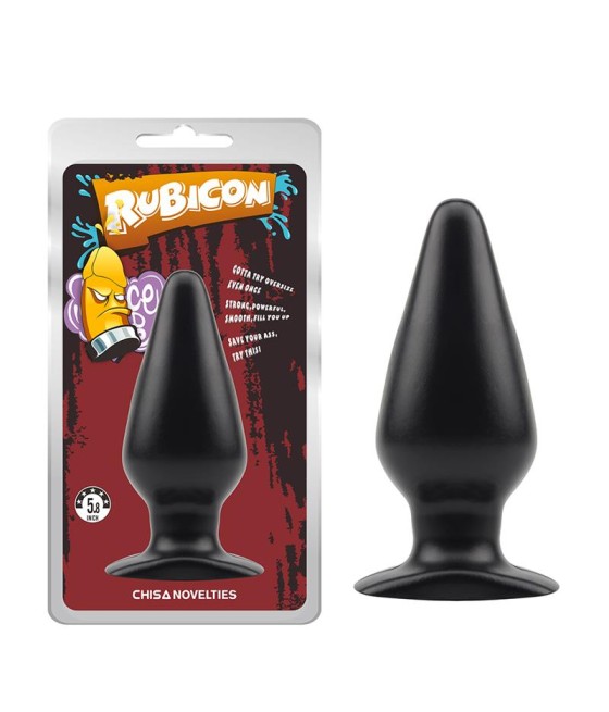 Plug Anal Rubicon 15 x 5.7 cm Negro