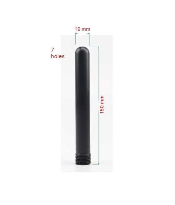 Ducha Anal Cleaner Tube 15 cm Negro