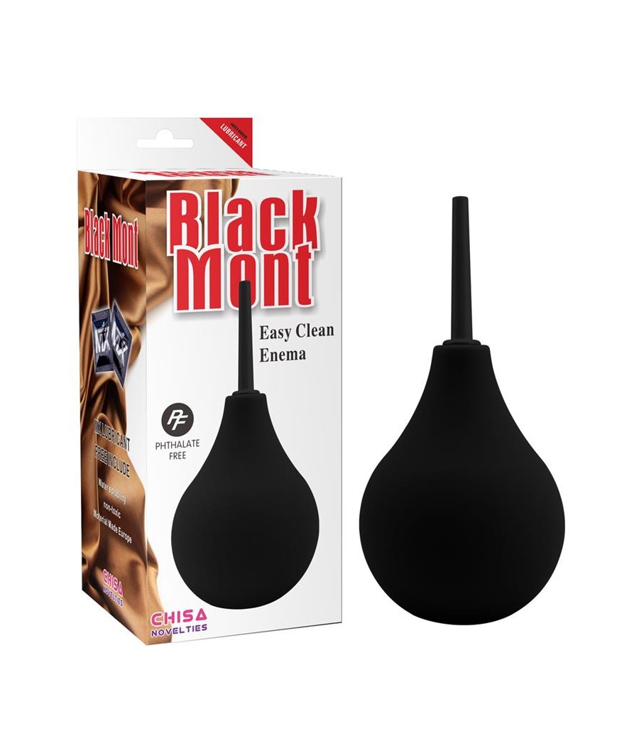 Ducha Anal Easy Clean 17 cm Negro