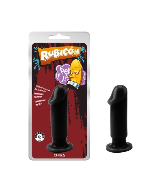 Plug Anal Evil Talla M 125 x 37 cm Negro