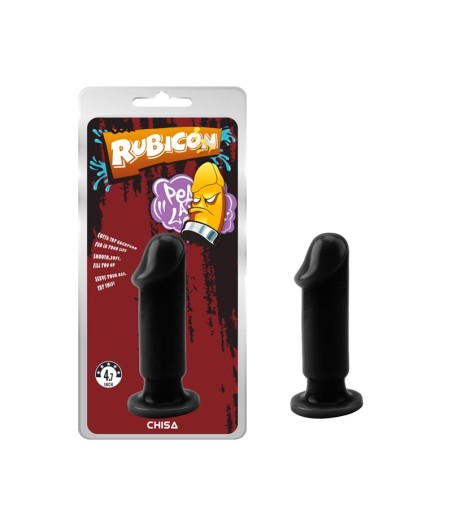 Plug Anal Evil Talla M 12.5 x 3.7 cm Negro