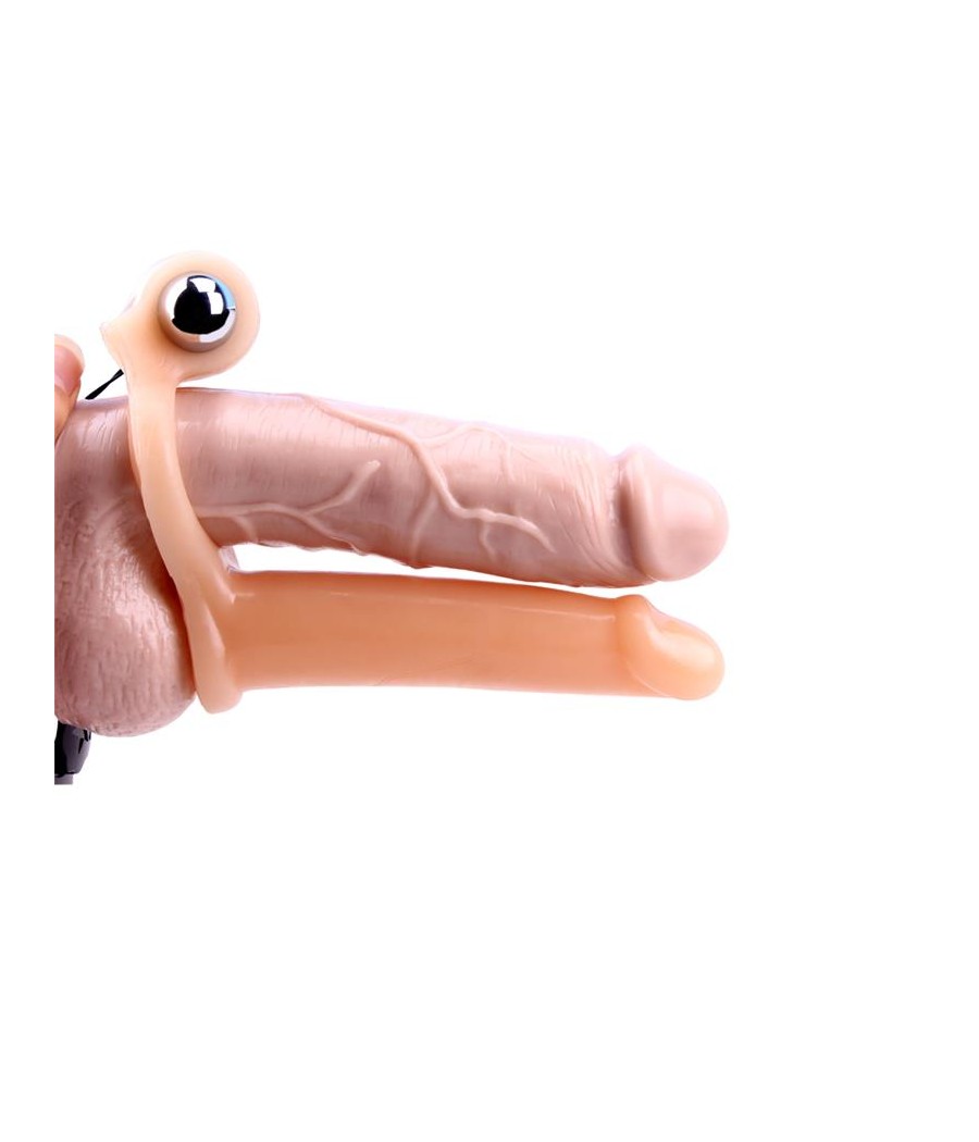 Funda para el Pene con Vibracion 155 cm Natural