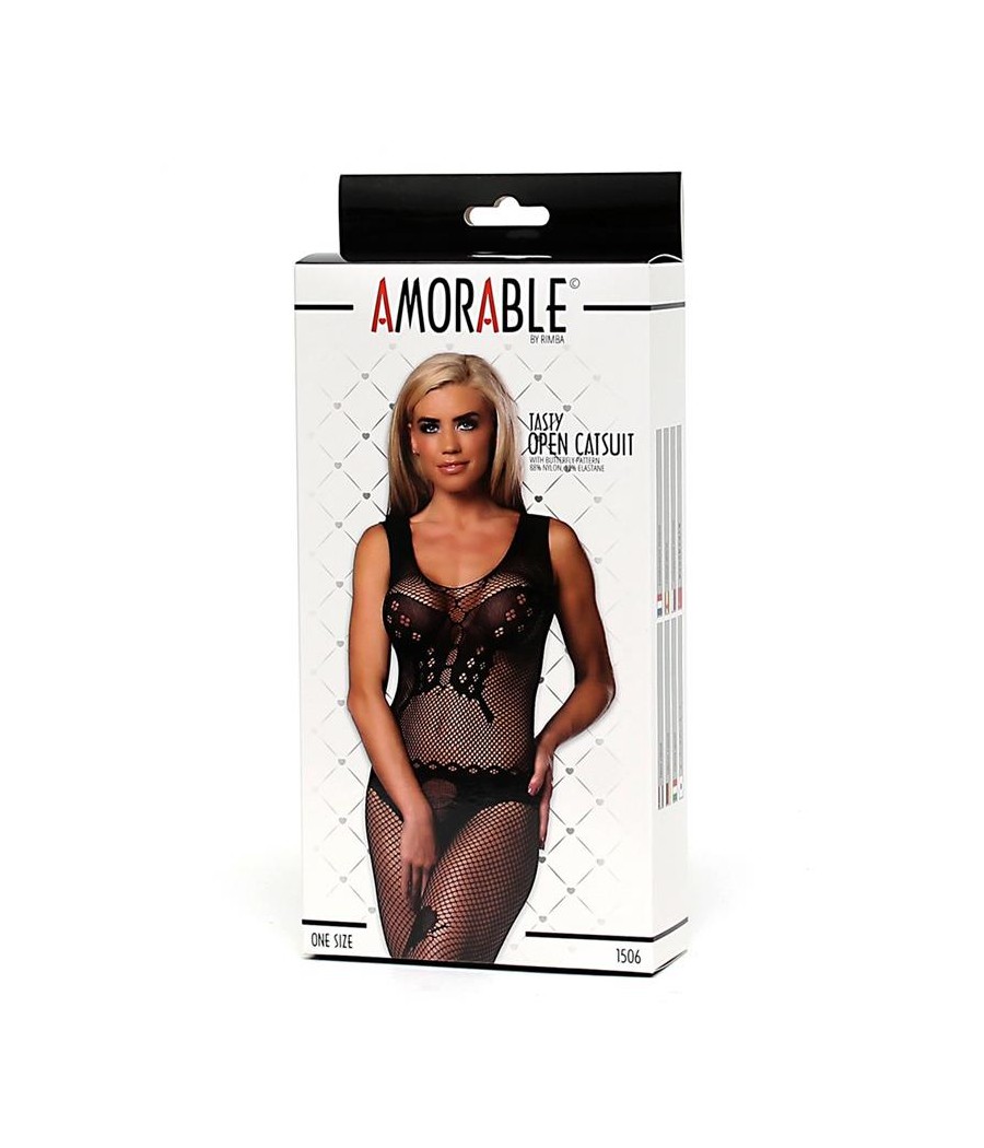 Bodystocking Abierto Mariposa Talla Unica