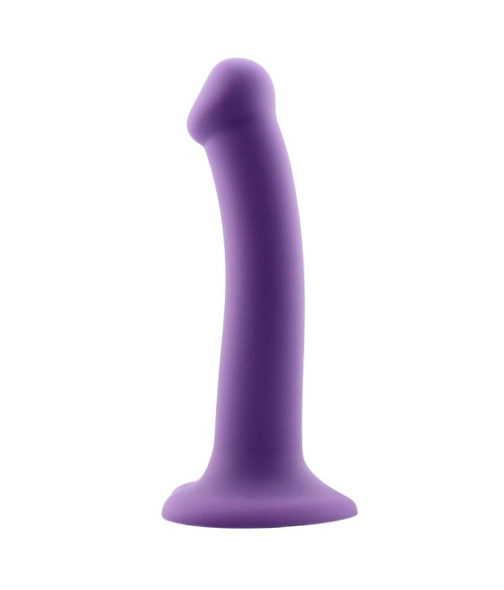 Bouncy Dildo Silicona Liquida Hiper Flexible 7 18 cm Talla M Purpura