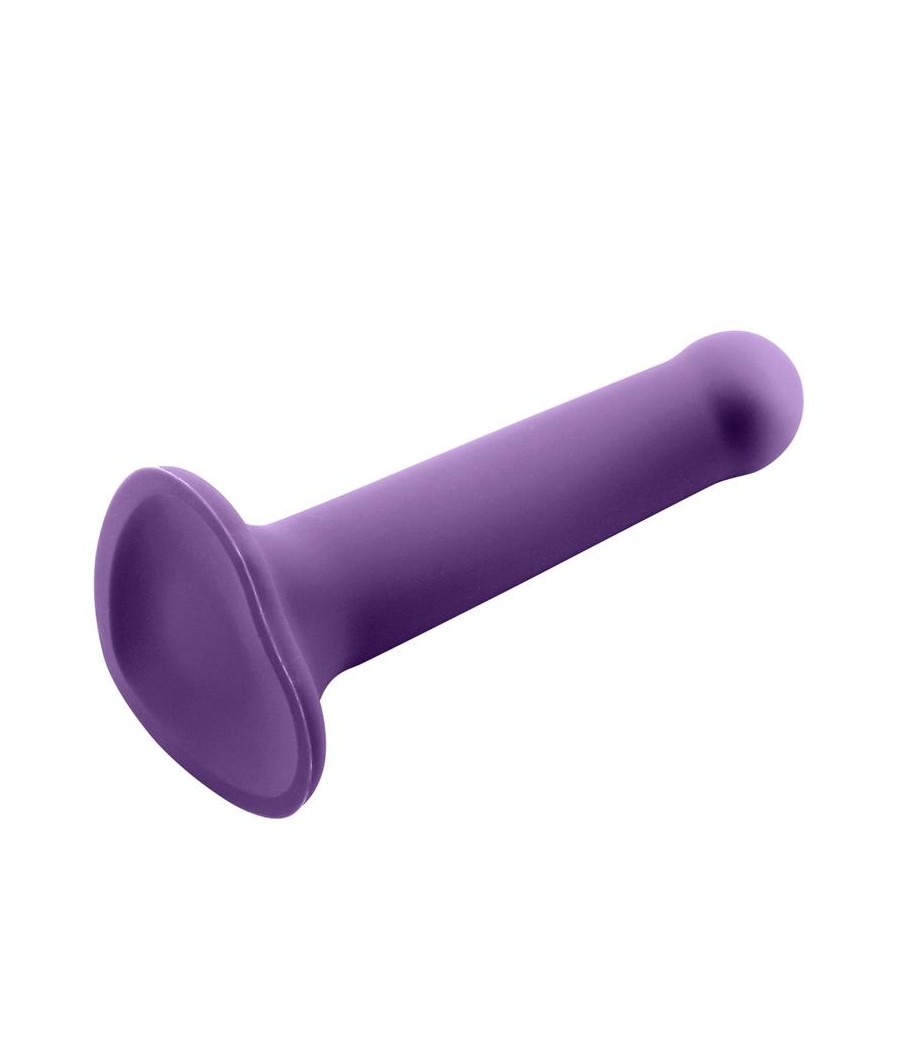 Bouncy Dildo Silicona Liquida Hiper Flexible 7 18 cm Talla M Purpura