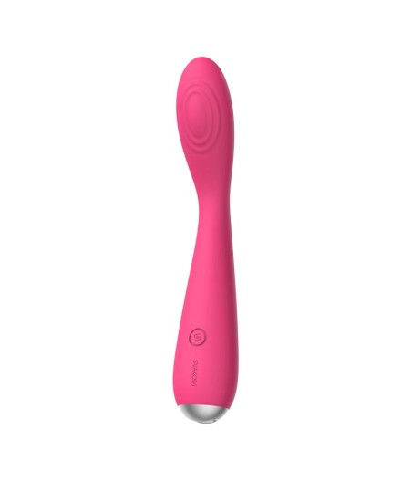 Iris Vibrador Punto G USB Silicona Rojo Ciruela