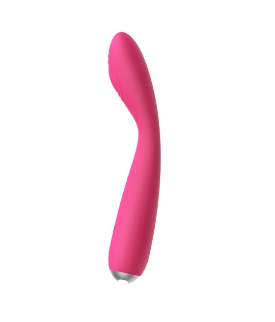 Iris Vibrador Punto G USB Silicona Rojo Ciruela