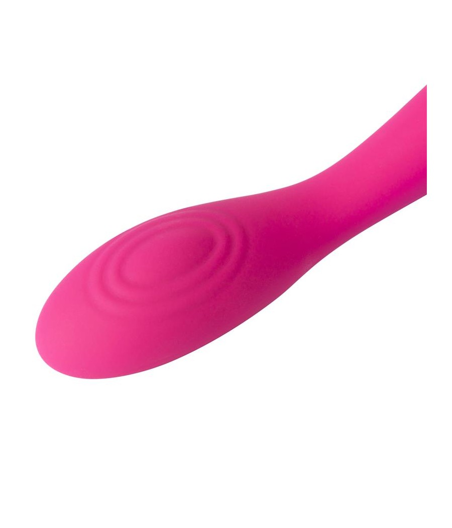 Iris Vibrador Punto G USB Silicona Rojo Ciruela