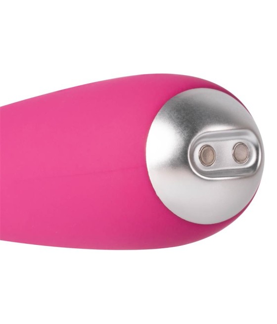 Iris Vibrador Punto G USB Silicona Rojo Ciruela