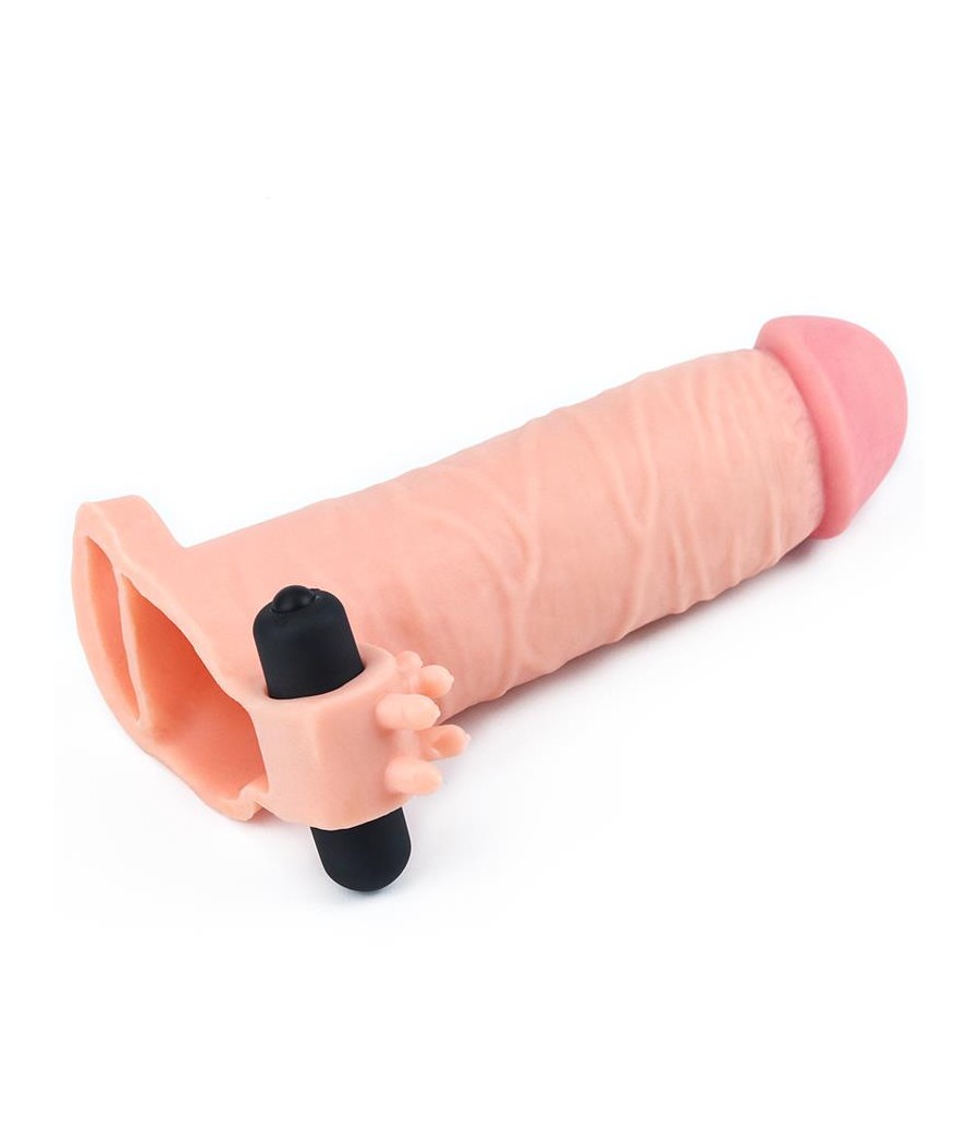 Funda para el Pene con Vibracion Add 2 Pleasure X Tender Natural