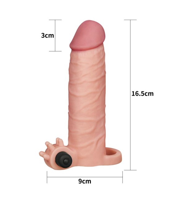 Funda para el Pene con Vibracion Add 2 Pleasure X Tender Natural