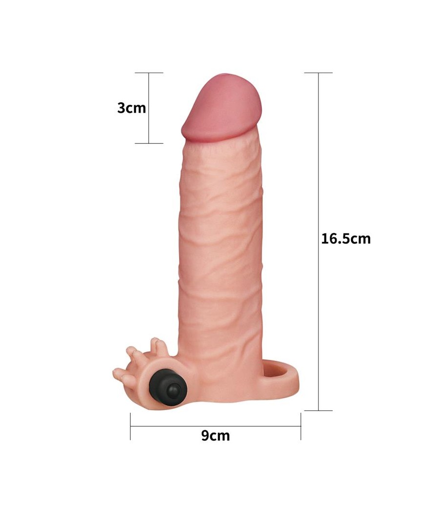 Funda para el Pene con Vibracion Add 2 Pleasure X Tender Natural