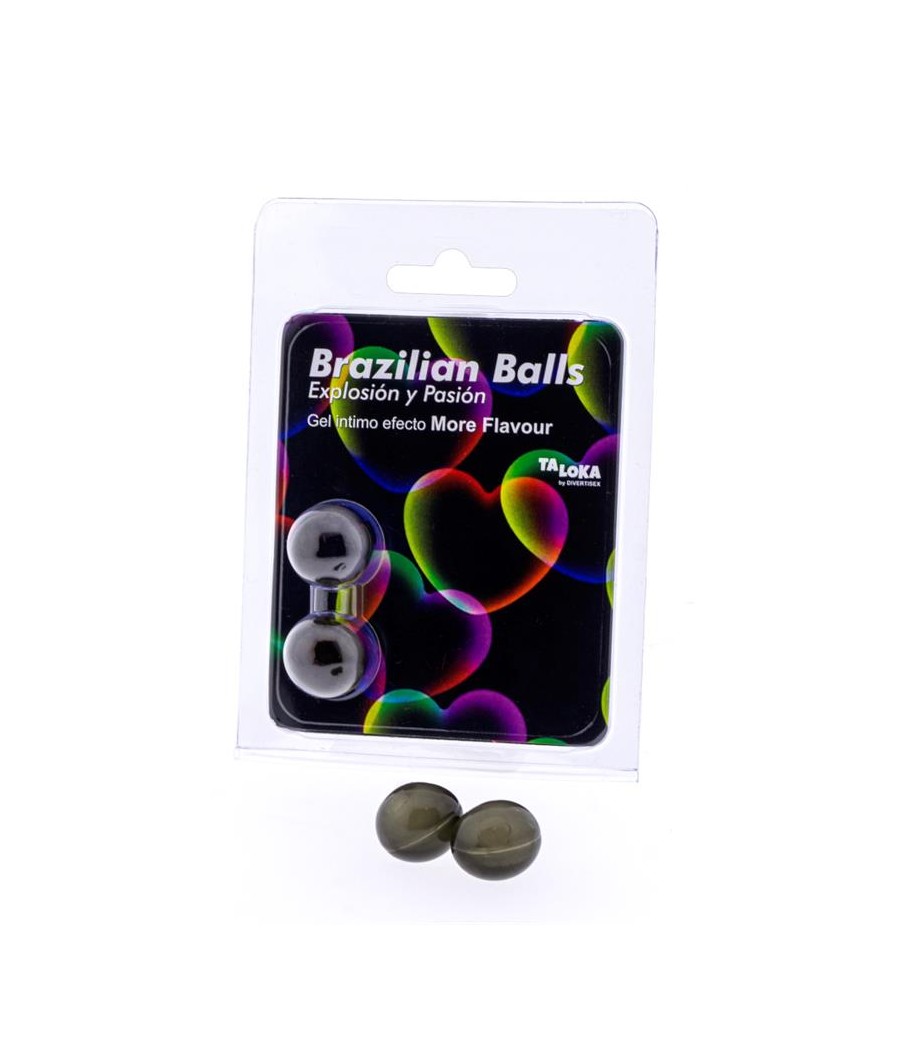 Set 2 Brazilian Balls Excitante Efecto More Flavour Sabor