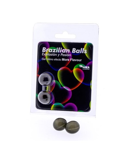 Set 2 Brazilian Balls Excitante Efecto More Flavour/Sabor