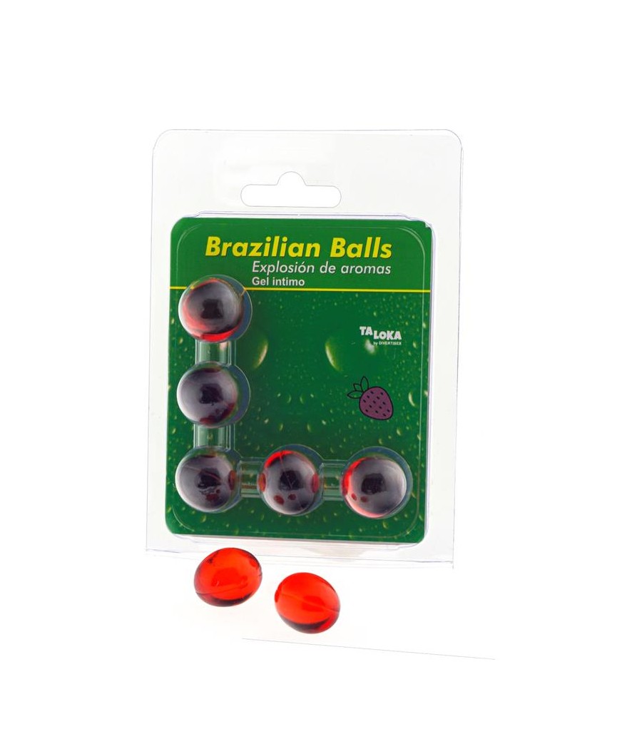 Set 5 Brazilian Balls Explosion de Aroma Fresa