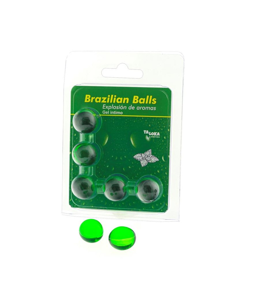 Set 5 Brazilian Balls Explosion Aroma Menta