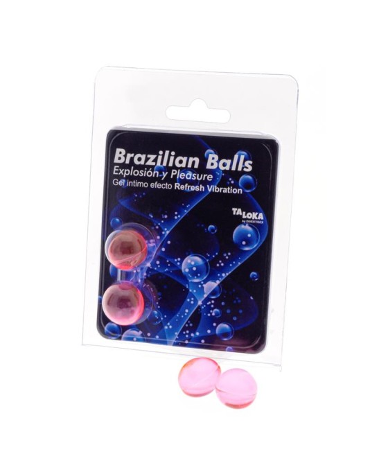 Set 2 Brazilian Balls Excitante Efecto Refresh Vibracion